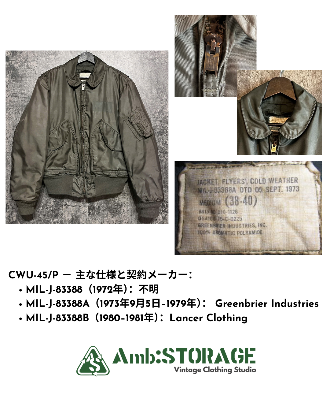 フィンランド軍　MA1 CWU CWU – The New Generation of Flight Jackets | Amb:STORAGE